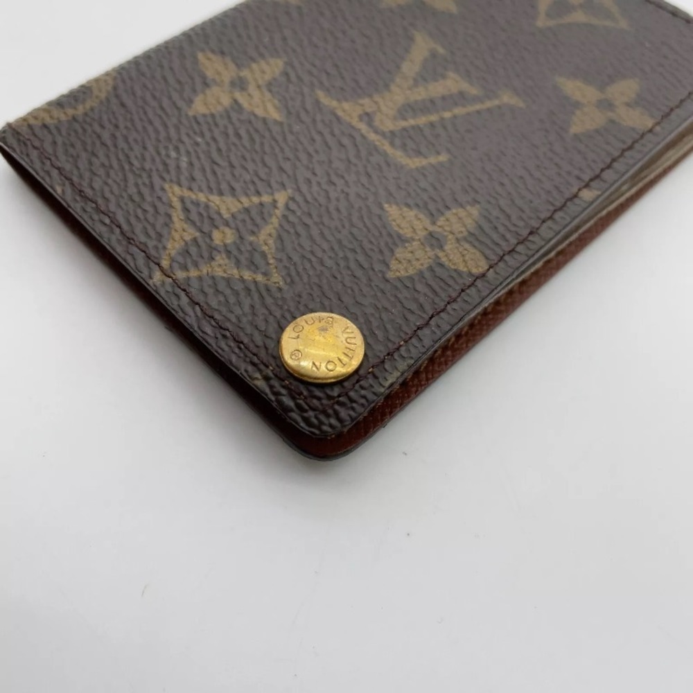 Auth Louis Vuitton Monogram Pression Card case M60937 W/Box - Picture 11 of 16